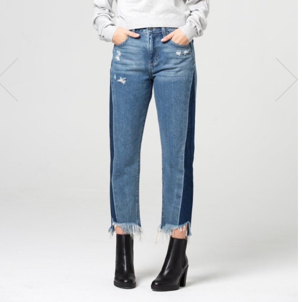 Hidden Jeans Tracey High Rise Straight Crop